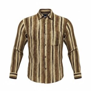 Vintage Chapter by Kohli Mens 2XL Button Up Shirt‎ Long Sleeve Stripe Casual